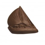 1.2 Oz. Large Chocolate Sailboat Custom Imprinted