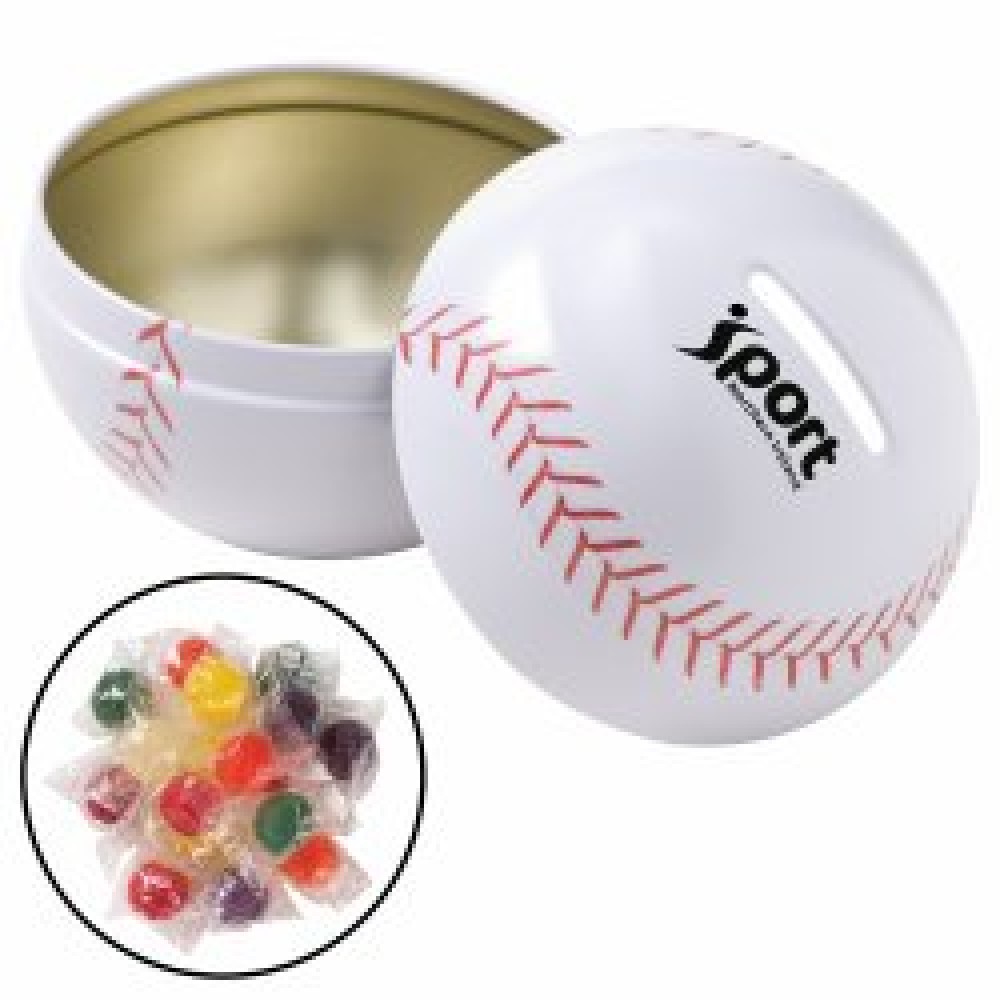 Logo Branded Small Themed Tin Banks - Sour Balls Logo Branded Small Themed Tin Banks - Sour Balls