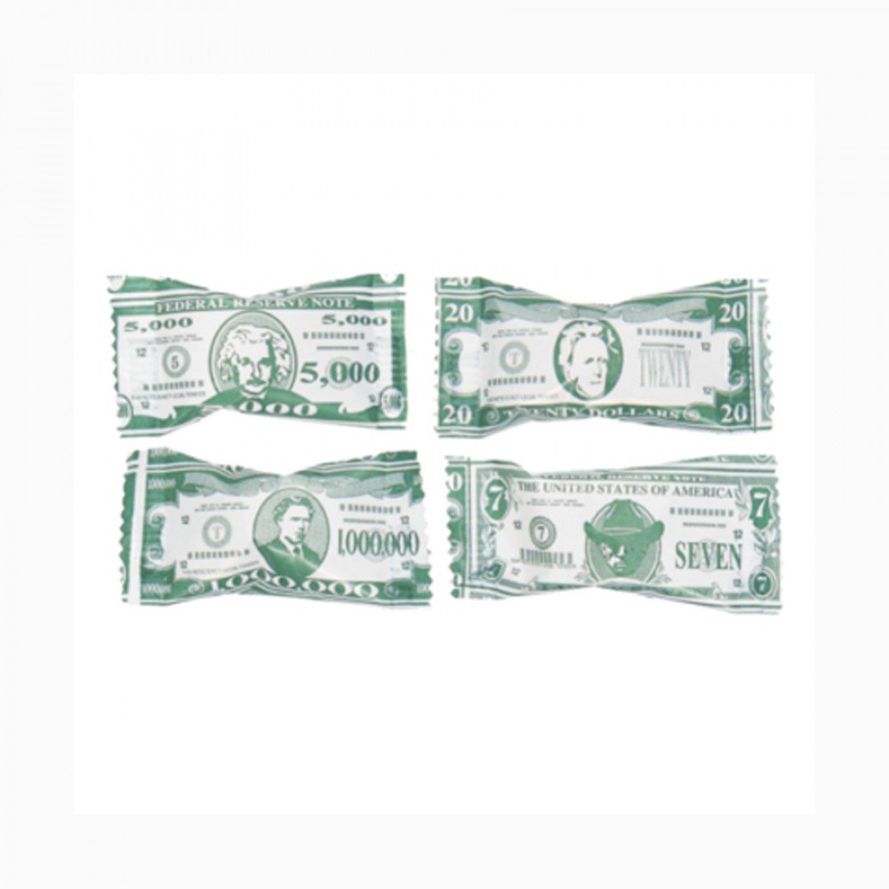 Custom Imprinted Pastel Buttermints in a Money Wrapper Custom Imprinted Pastel Buttermints in a Money Wrapper
