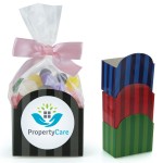 Logo Branded Paper Box With Candy Bag