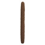 0.88 Oz. Chocolate Cigar w/Band & Flat Bottom Custom Printed