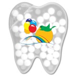 Promotional Tooth Shaped Credit Card Mints