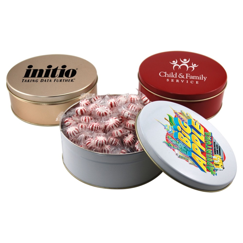 Gift Tin w/Starlight Peppermints Logo Branded Gift Tin w/Starlight Peppermints Logo Branded