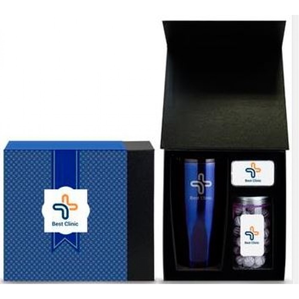 3 Piece Bento Box Gift Set w/16 Oz. Stainless Steel Tumbler Custom Printed 3 Piece Bento Box Gift Set w/16 Oz. Stainless Steel Tumbler Custom Printed
