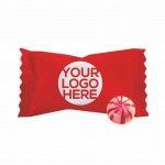Hard Cinnamon Ball Candy - Custom Wrapper Logo Branded