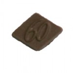 Promotional 0.16 Oz. Chocolate 60th Anniversary Parallellogram
