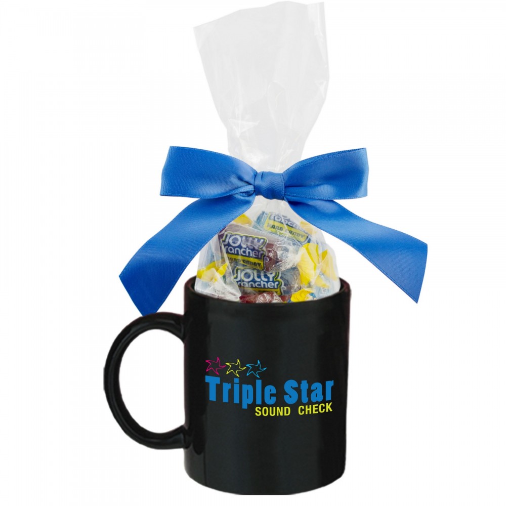 Custom Imprinted Ceramic Mug With Jolly Ranchers Custom Imprinted Ceramic Mug With Jolly Ranchers