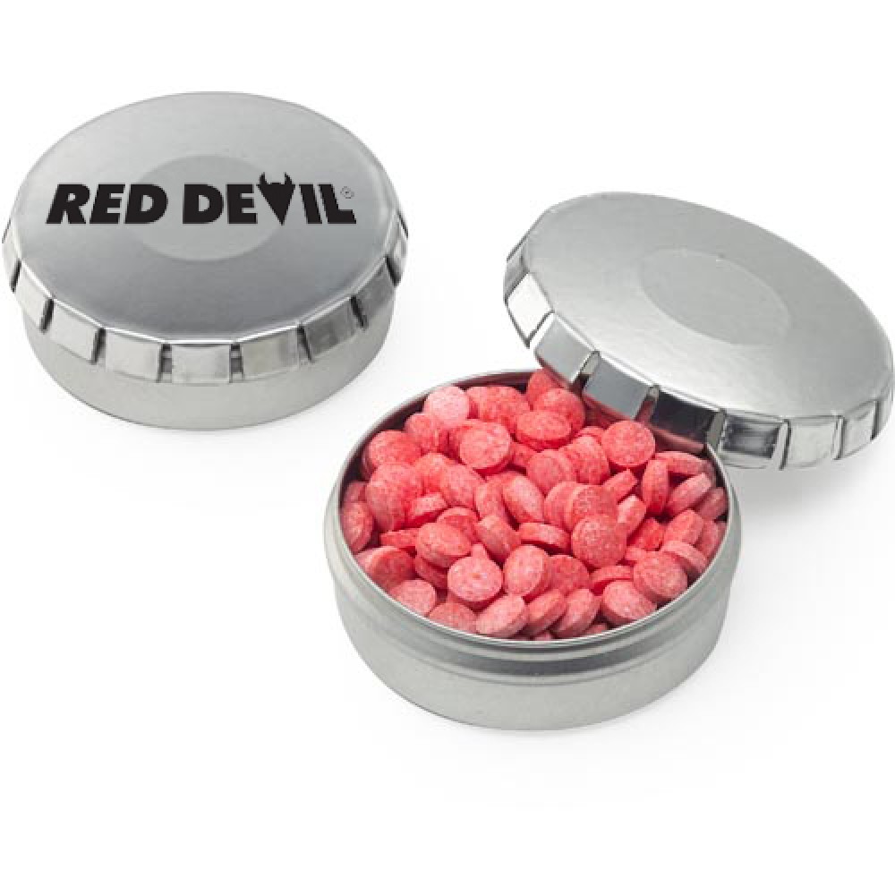 Small Push Top Tin - Mini Mints Custom Printed Small Push Top Tin - Mini Mints Custom Printed