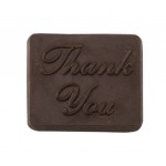 0.48 Oz. Chocolate Rectangle Thank You Custom Printed