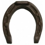 0.64 Oz. Chocolate Horse Shoe - Medium Custom Printed