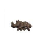 0.64 Oz. Chocolate Rhinoceros Custom Printed