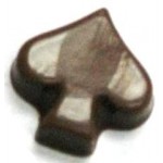 0.10 Oz. Chocolate Spade Playing Card Symbol Custom Imprinted