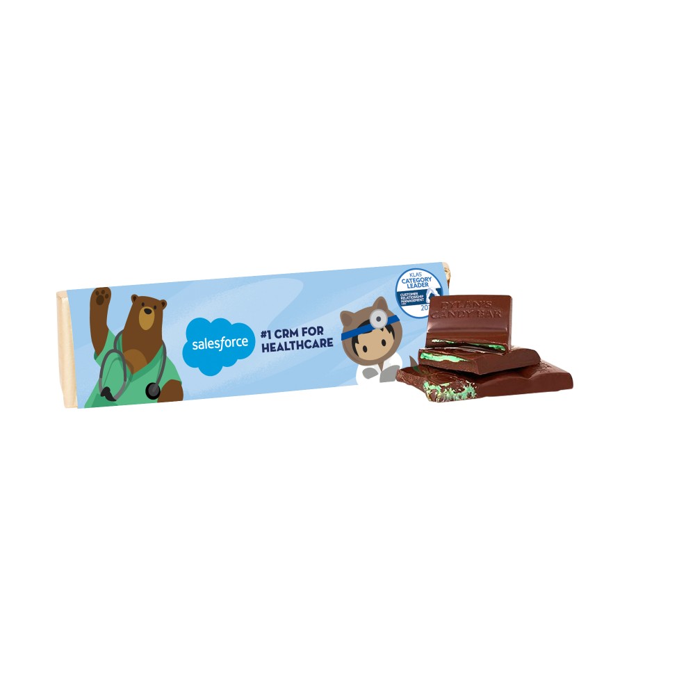 Dylan's Candy Bar - Signature Chocolate Bar - Dark Chocolate Mint Custom Imprinted Dylan's Candy Bar - Signature Chocolate Bar - Dark Chocolate Mint Custom Imprinted
