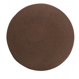 Custom Imprinted 0.96 Oz. Large Round Chocolate Plain Thin