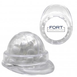 Hard Hat Container - Peppermint Mini Mints - Sugar Free Custom Imprinted  Hard Hat Container - Peppermint Mini Mints - Sugar Free Custom Imprinted