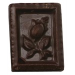 0.4 Oz. Chocolate Rose Stamp Custom Printed