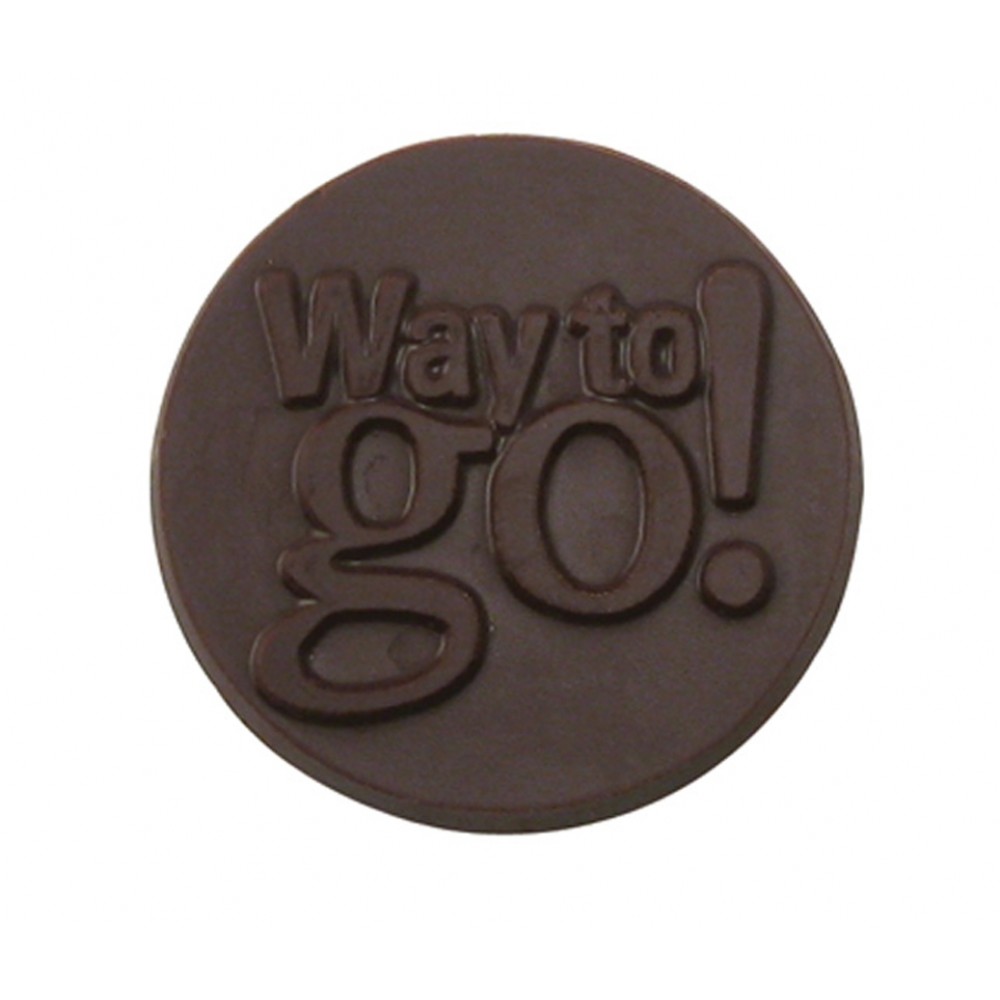 0.56 Oz. Chocolate Way To Go Custom Imprinted
