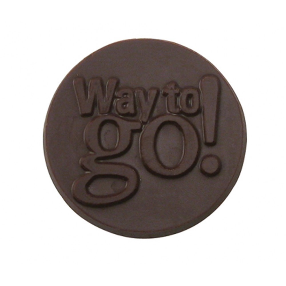 0.56 Oz. Chocolate Way To Go Custom Imprinted 0.56 Oz. Chocolate Way To Go Custom Imprinted