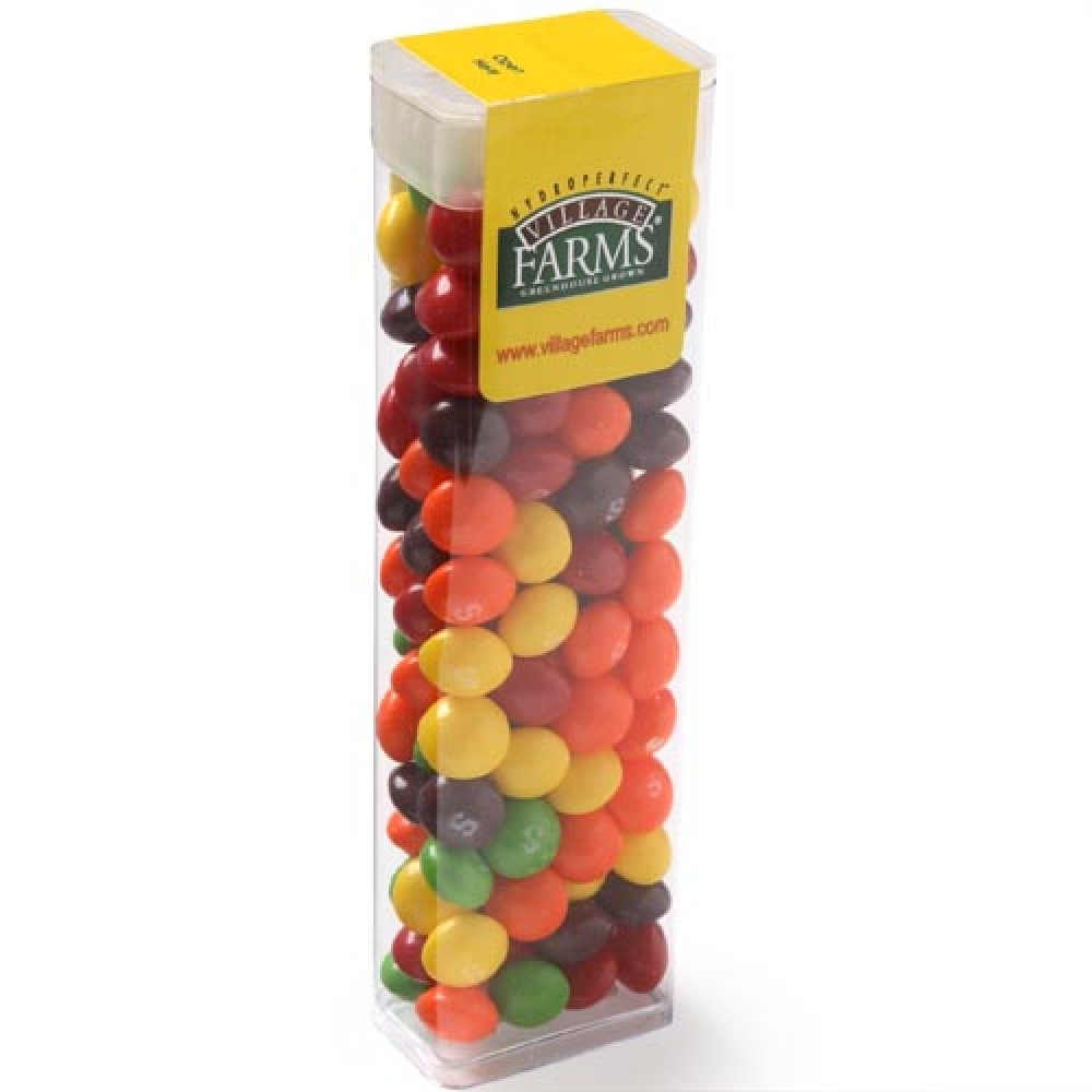 Large Flip Top Candy Dispensers - Skittles (4.6 Oz.) Custom Imprinted