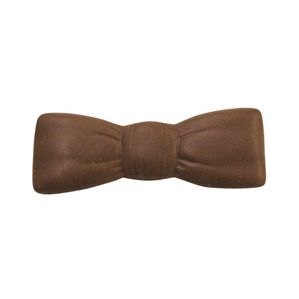 Logo Branded 0.48 Large Chocolate Bow Tie