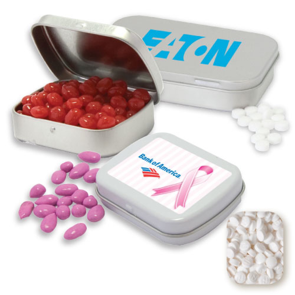 Pocket Tin Small- Mini Mints Candy by Color Custom Printed Pocket Tin Small- Mini Mints Candy by Color Custom Printed