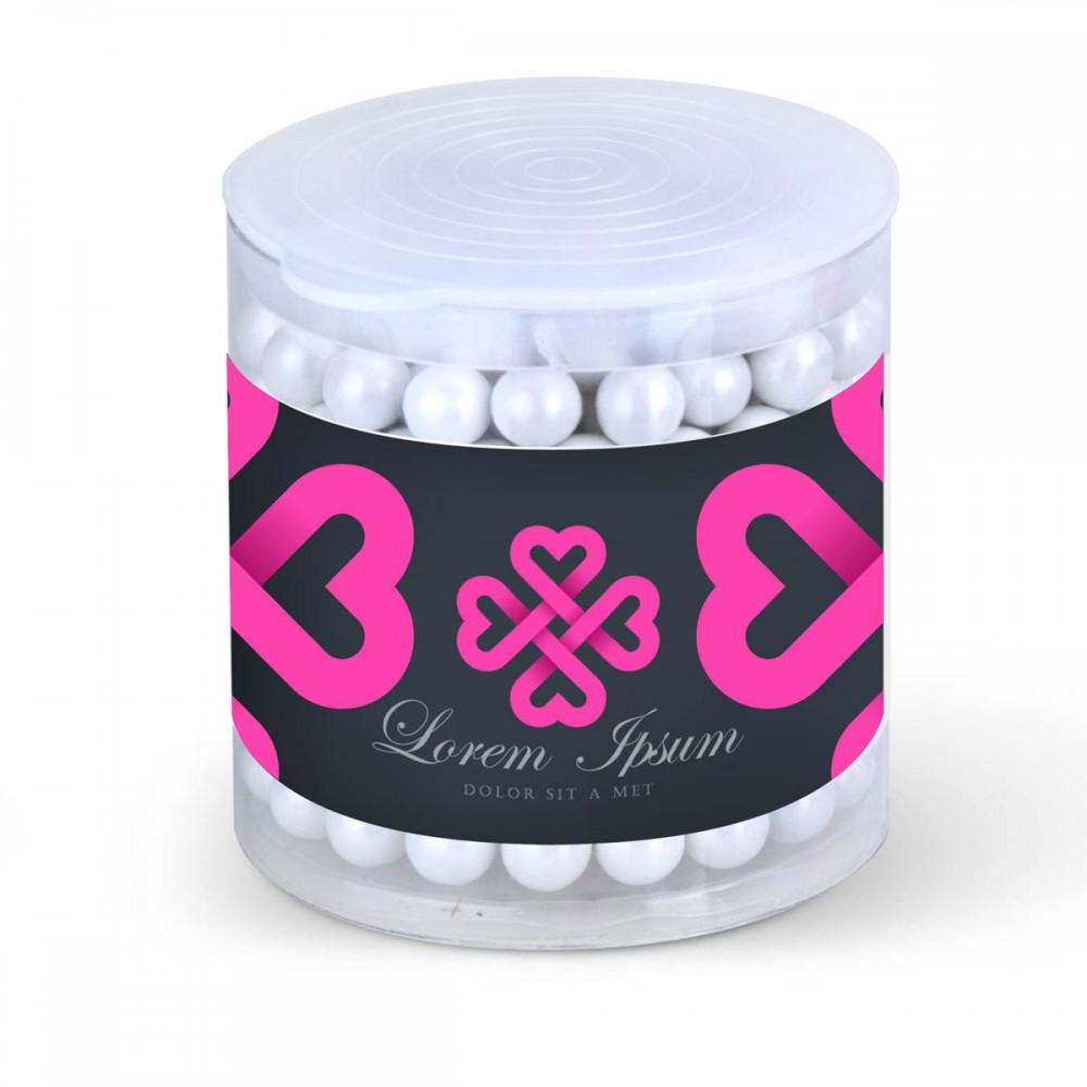 Custom Imprinted Round Plastic Container Custom Imprinted Round Plastic Container