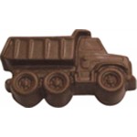 3.04 Oz. Chocolate Dump Truck Custom Imprinted