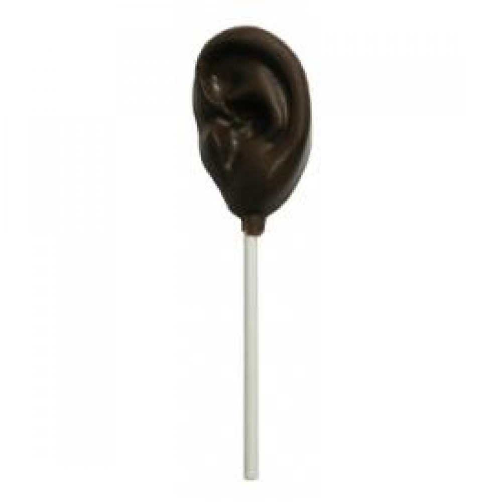 1.04 Oz. Chocolate Ear On A Stick Custom Printed