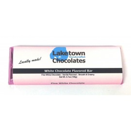 Logo Branded Fine White Chocolate Chunky Gourmet Bar  Logo Branded Fine White Chocolate Chunky Gourmet Bar