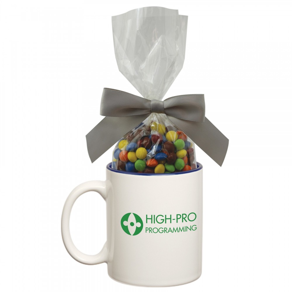 Logo Branded Two Tone Ceramic Mug With Chocolate Littles Logo Branded Two Tone Ceramic Mug With Chocolate Littles