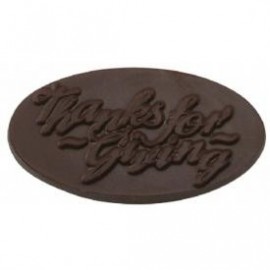 0.72 Oz. Chocolate Thanks For Giving Oval Custom Imprinted  0.72 Oz. Chocolate Thanks For Giving Oval Custom Imprinted