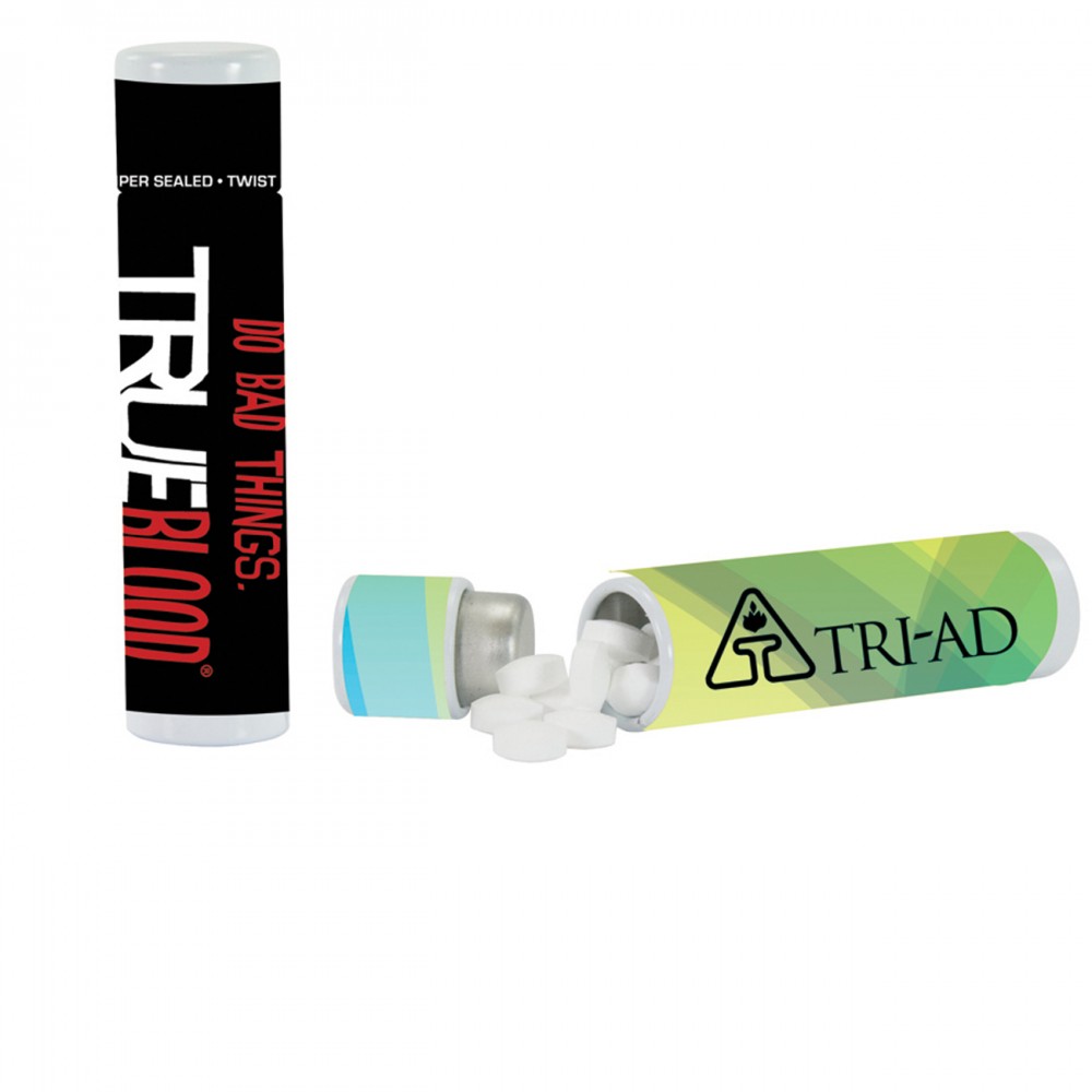 Custom Printed Mint Tin Tube Custom Printed Mint Tin Tube