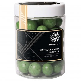 Promotional Mint Cookie Chip Cordials : Large Jar  Promotional Mint Cookie Chip Cordials : Large Jar