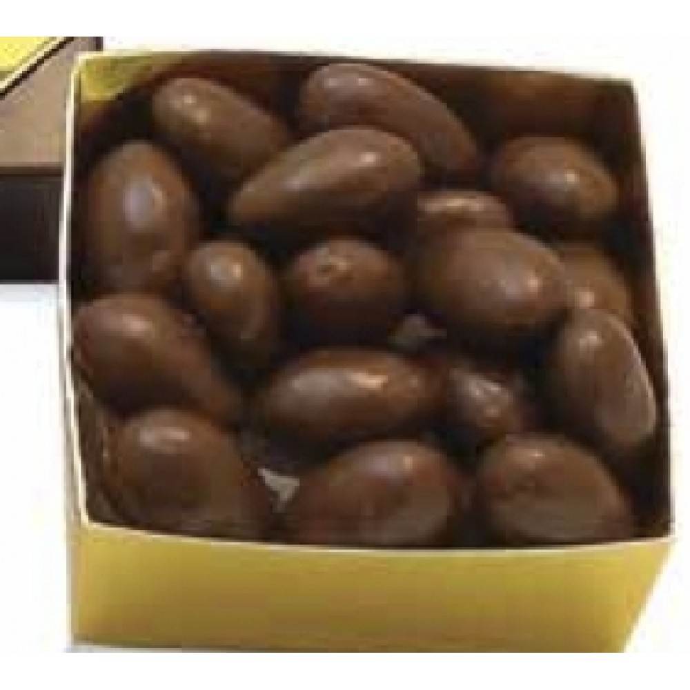 Chocolate Covered Almonds (2 Oz.) - Ballotin Box Logo Branded Chocolate Covered Almonds (2 Oz.) - Ballotin Box Logo Branded