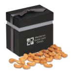Custom Imprinted Honey Roasted Cashews in Elegant Treats Gift Box