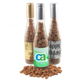 Custom Imprinted Champagne Bottle Honey Roasted Peanuts