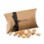 Logo Branded Extra Fancy Jumbo Cashews in Kraft Pillow Pack Box