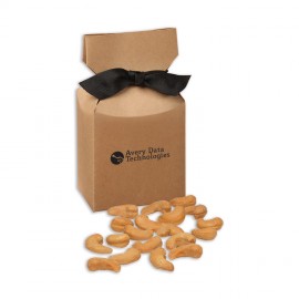 Kraft Gift Box w/Extra Fancy Cashews Custom Imprinted