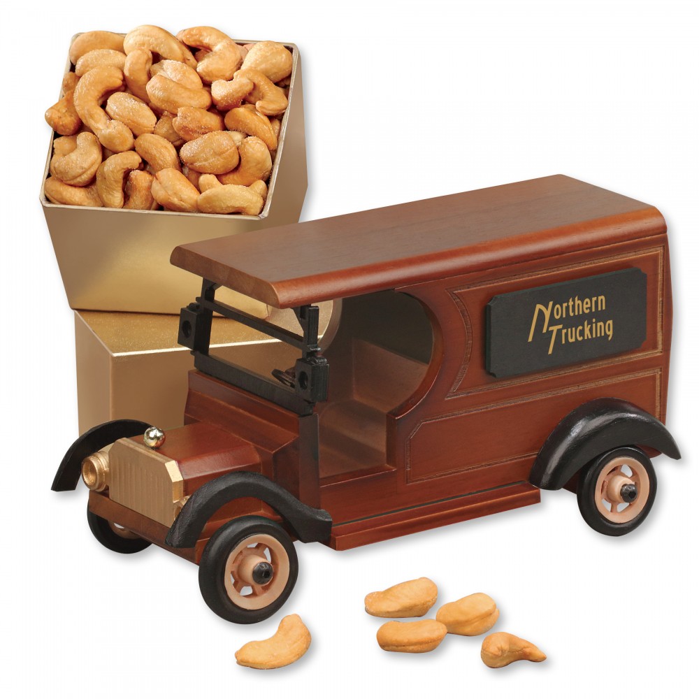 Custom Printed 1918 Delivery Truck with Fancy Cashews