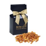 Logo Branded Navy Blue Premium Delights Gift Box w/Sweet & Salty Mix