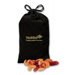 Promotional Black Velour Gift Bag w/Deluxe Mixed Nuts