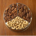 Custom Printed 24 Oz. Cashews/ Almonds/ Pecans Custom Gift Tin