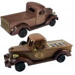 Wood Toned Pickup Truck w/ Jumbo Cashews Custom Imprinted