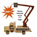 Custom Printed Wooden Collectible Lift Bucket Truck w/ Deluxe Mixed Nuts (no Peanuts)