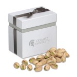 Jumbo California Pistachios in Elegant Treats Gift Box Custom Printed