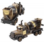 Wooden Cement Mixer w/ Praline Pecans Logo Branded