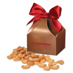 Honey Roasted Cashews in Copper Gift Box Logo Branded