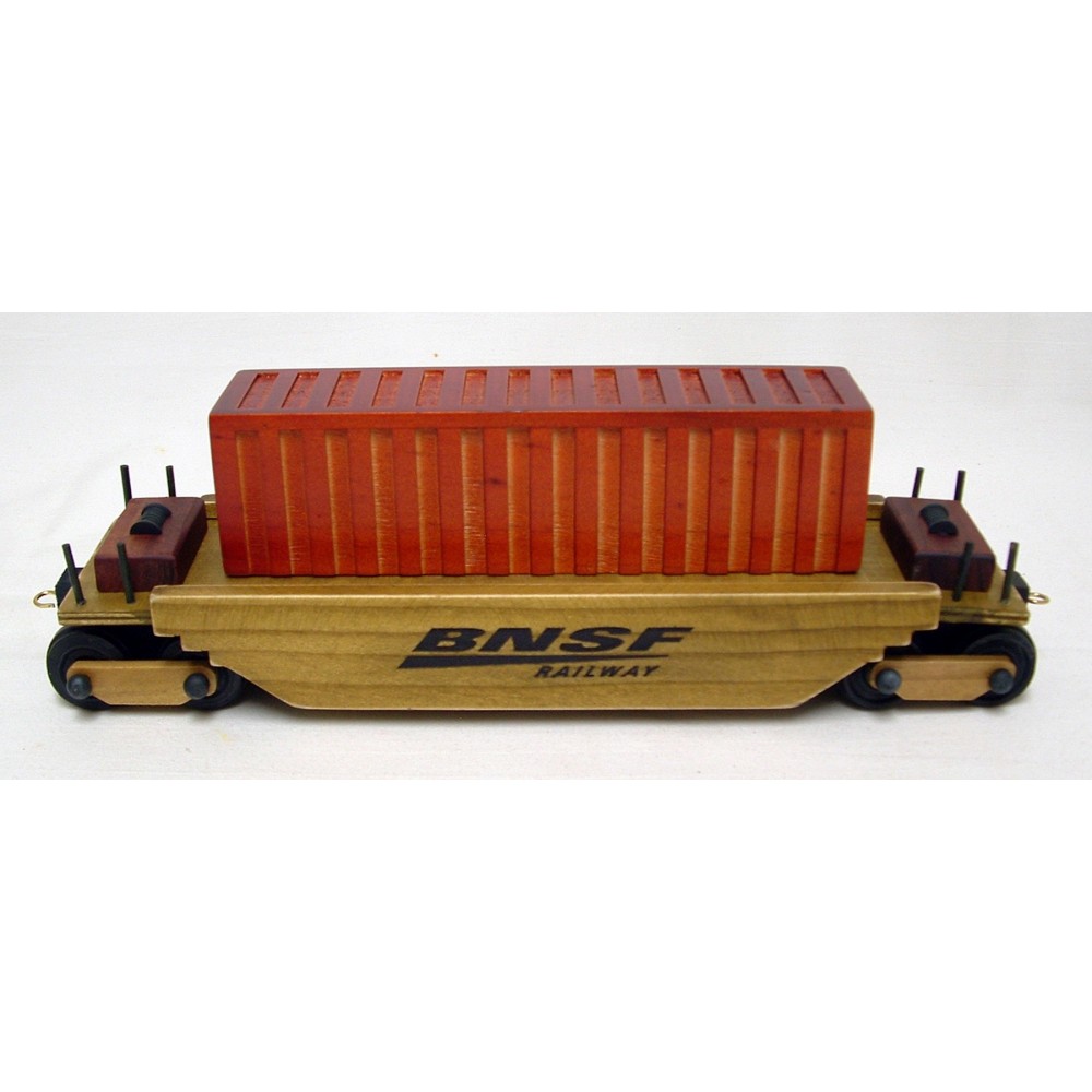 Wooden Collectible Train Intermodal Car w/ 5 Oz. Deluxe Mixed Nuts (No Peanuts) Custom Imprinted Wooden Collectible Train Intermodal Car w/ 5 Oz. Deluxe Mixed Nuts (No Peanuts) Custom Imprinted