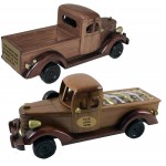 Logo Branded Wood Toned Pickup Truck w/ Deluxe Mixed Nuts (no Peanuts)
