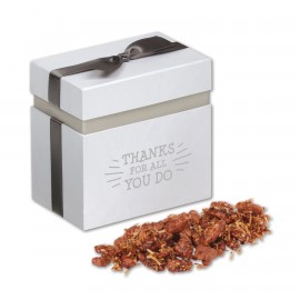 Custom Printed Elegant Treats Gift Box w/Coconut Praline Pecans